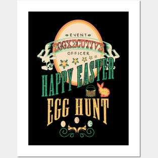 Happy Easter Egg Hunt Vintage EGGXECUTIVE Origin Posters and Art